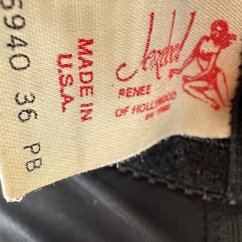 Vintage Jezebel René of Hollywood Sheer Pin-Up Bustier Lingerie Top — RN 17493 - Picture 2 of 13